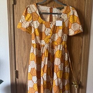 Princess Highway Organic Cotton Honeycomb dress